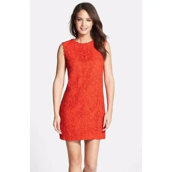 Cynthia Steffe | Dresses | Cynthia Steffe Rayna Sleeveless Lace Shift Dress  | Poshmark